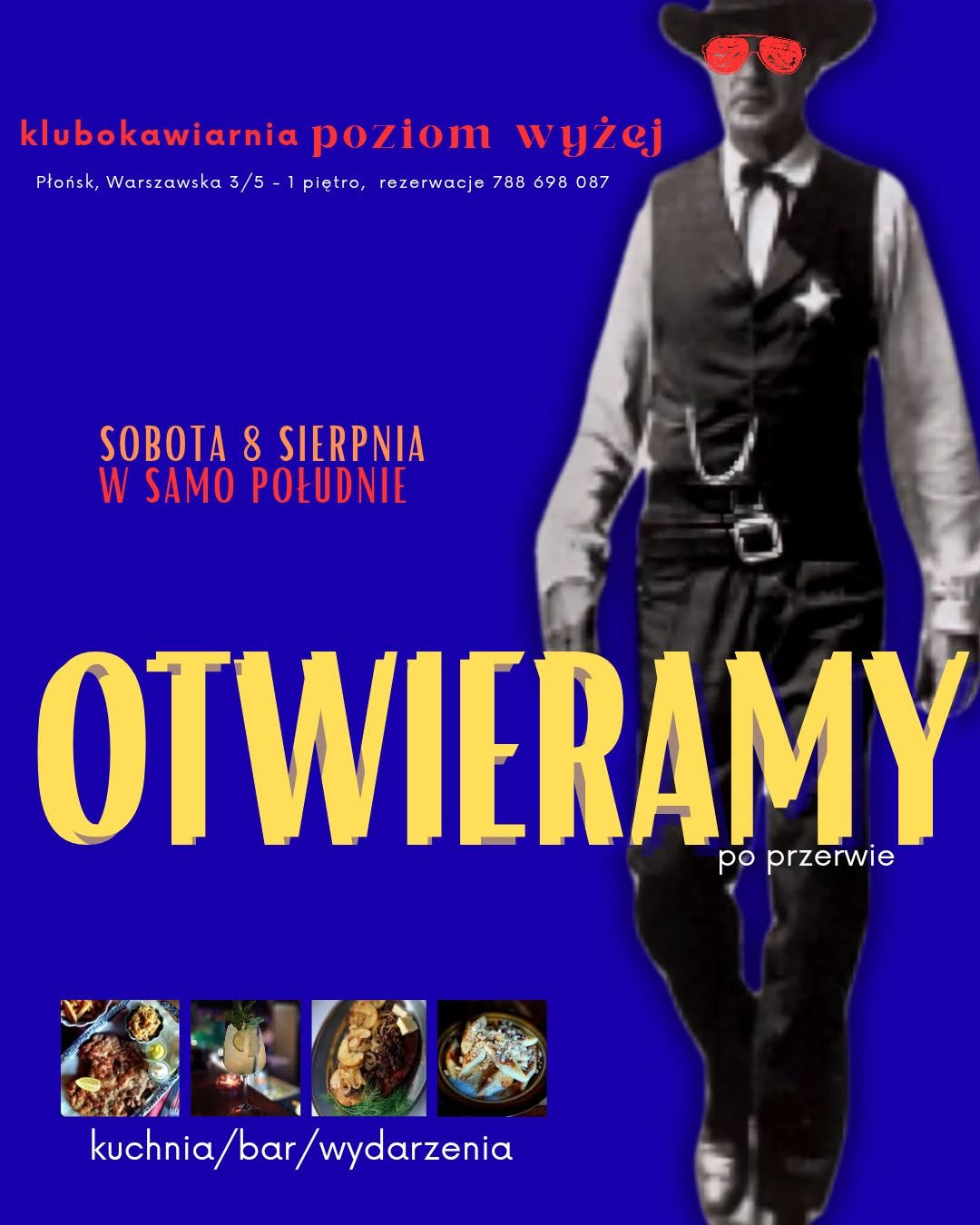 Plakat: Otwieramy po przerwie