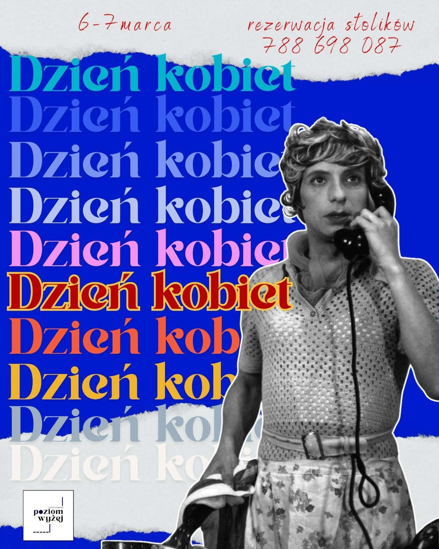 Plakat: Dzień Kobiet w Poziomie Wyżej